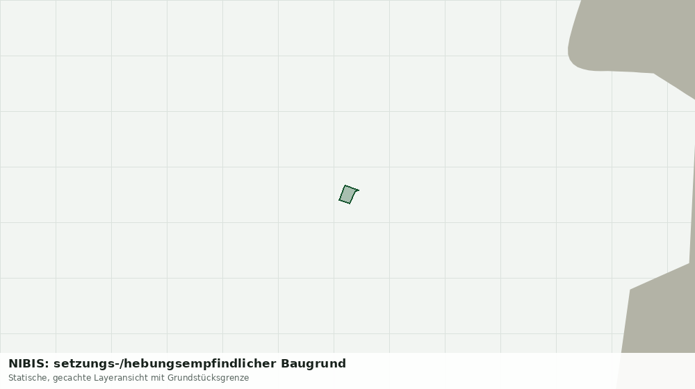 Statische Kartenansicht: NIBIS: setzungs-/hebungsempfindlicher Baugrund