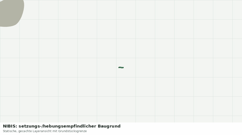 Statische Kartenansicht: NIBIS: setzungs-/hebungsempfindlicher Baugrund