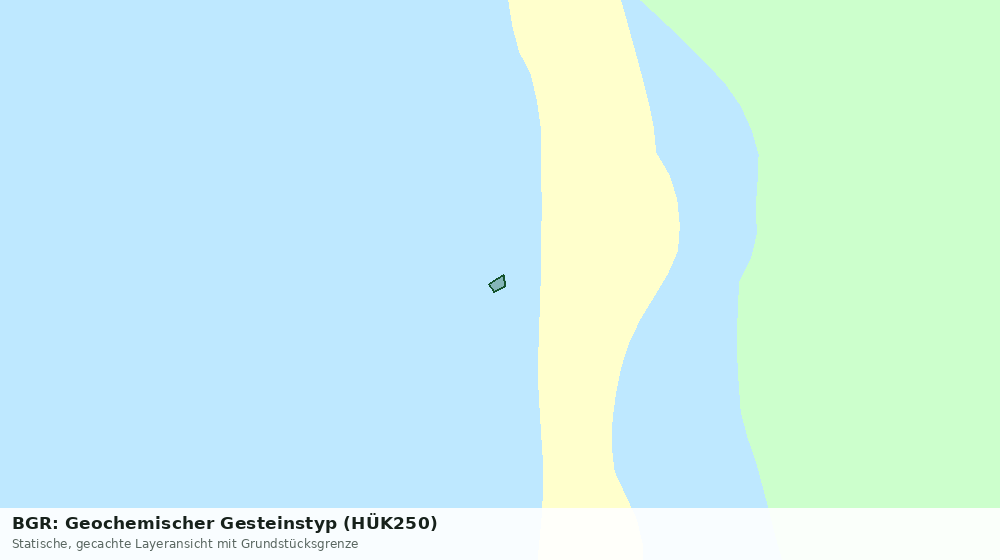 Statische Kartenansicht: BGR: Geochemischer Gesteinstyp (HÜK250)