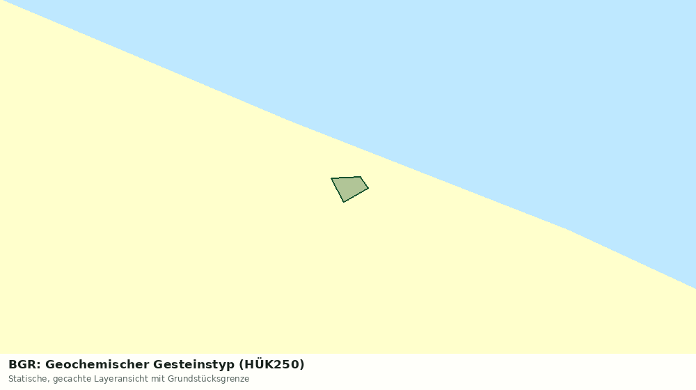 Statische Kartenansicht: BGR: Geochemischer Gesteinstyp (HÜK250)