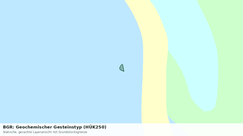 Statische Kartenansicht: BGR: Geochemischer Gesteinstyp (HÜK250)