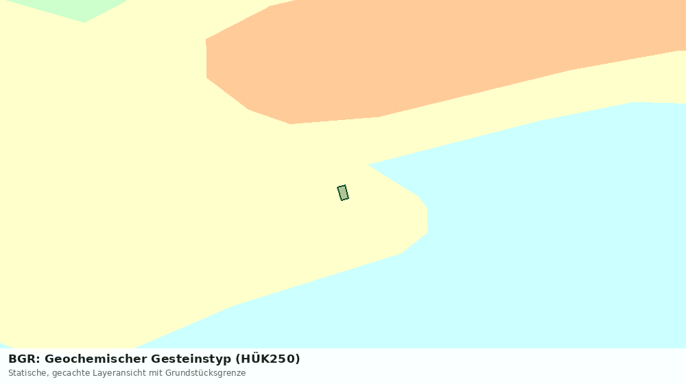 Statische Kartenansicht: BGR: Geochemischer Gesteinstyp (HÜK250)