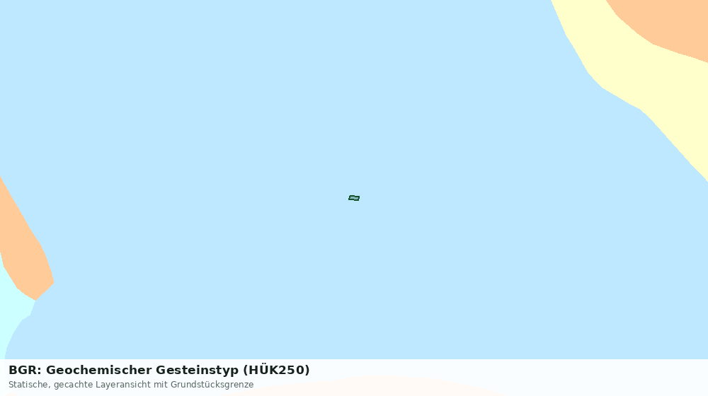 Statische Kartenansicht: BGR: Geochemischer Gesteinstyp (HÜK250)