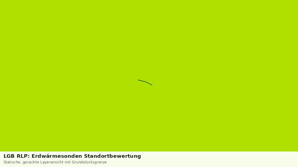 Statische Kartenansicht: LGB RLP: Erdwärmesonden Standortbewertung