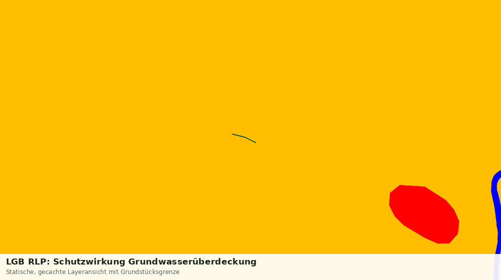 Statische Kartenansicht: LGB RLP: Schutzwirkung Grundwasserüberdeckung