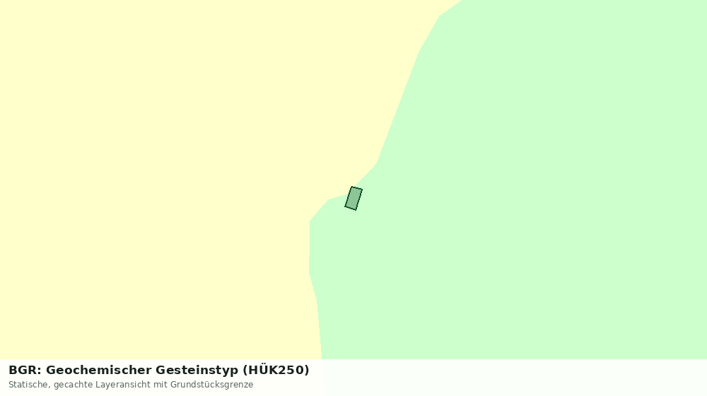 Statische Kartenansicht: BGR: Geochemischer Gesteinstyp (HÜK250)