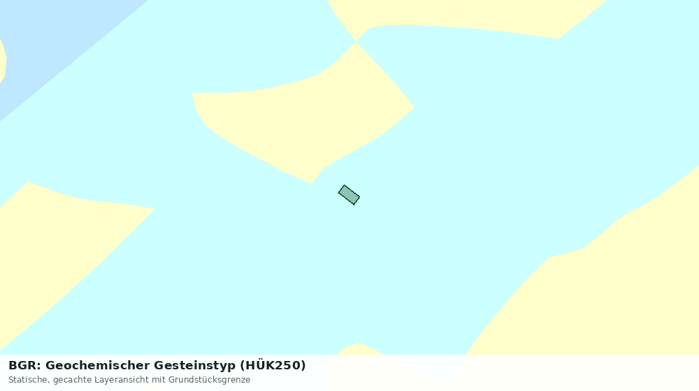 Statische Kartenansicht: BGR: Geochemischer Gesteinstyp (HÜK250)