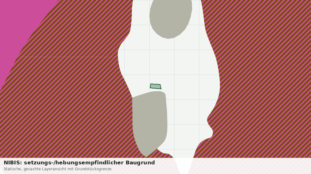 Statische Kartenansicht: NIBIS: setzungs-/hebungsempfindlicher Baugrund