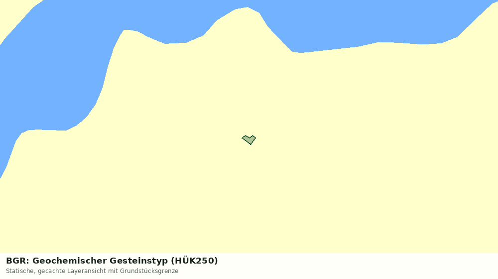 Statische Kartenansicht: BGR: Geochemischer Gesteinstyp (HÜK250)