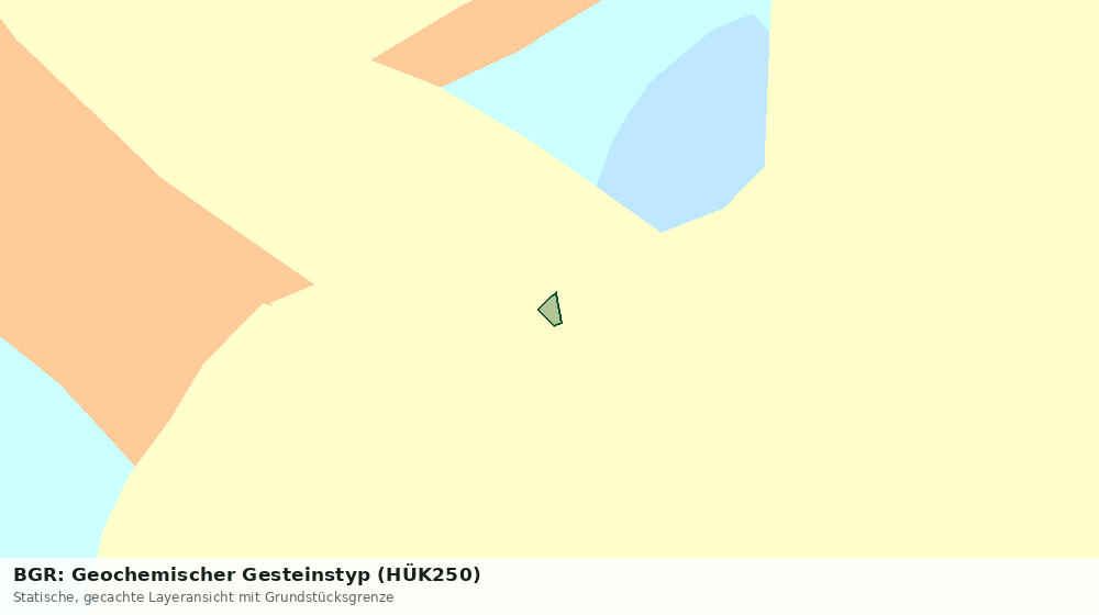 Statische Kartenansicht: BGR: Geochemischer Gesteinstyp (HÜK250)
