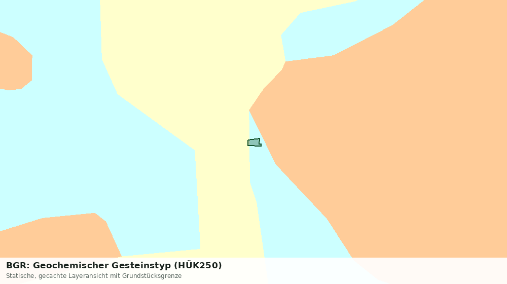 Statische Kartenansicht: BGR: Geochemischer Gesteinstyp (HÜK250)