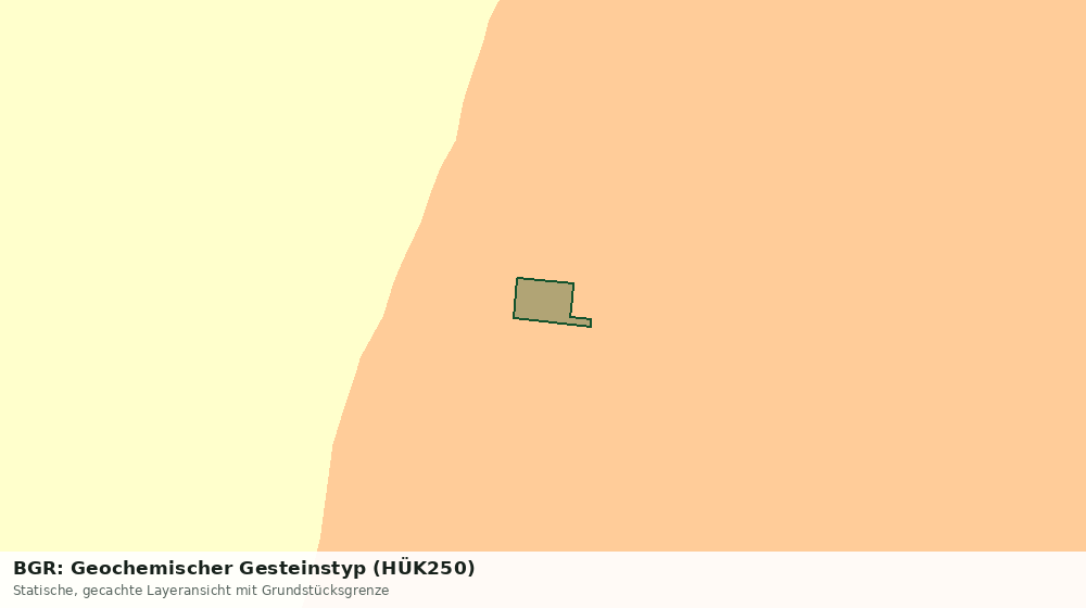 Statische Kartenansicht: BGR: Geochemischer Gesteinstyp (HÜK250)
