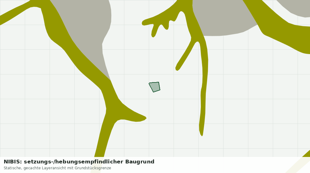 Statische Kartenansicht: NIBIS: setzungs-/hebungsempfindlicher Baugrund