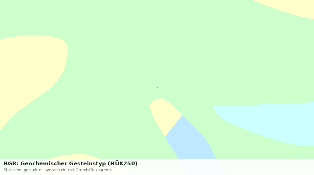 Statische Kartenansicht: BGR: Geochemischer Gesteinstyp (HÜK250)