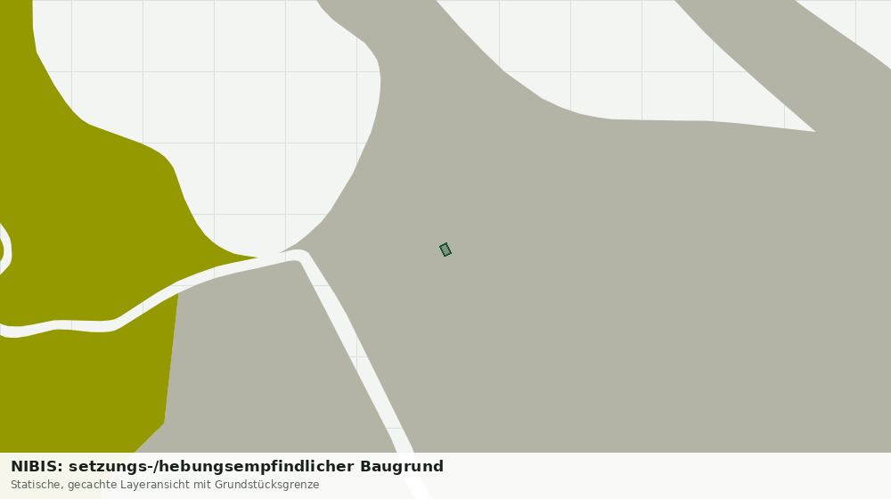 Statische Kartenansicht: NIBIS: setzungs-/hebungsempfindlicher Baugrund
