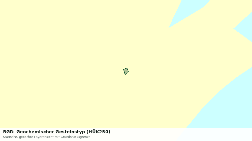 Statische Kartenansicht: BGR: Geochemischer Gesteinstyp (HÜK250)