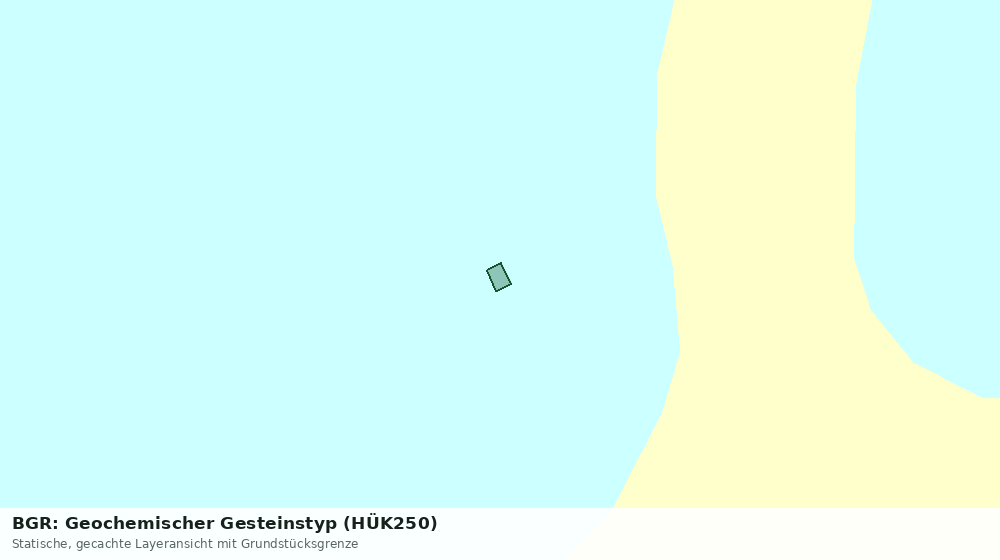 Statische Kartenansicht: BGR: Geochemischer Gesteinstyp (HÜK250)