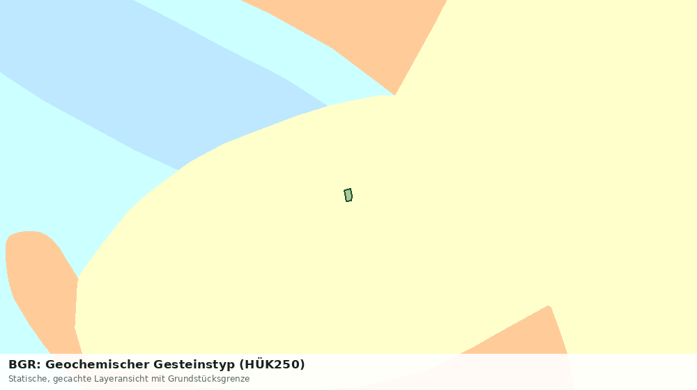 Statische Kartenansicht: BGR: Geochemischer Gesteinstyp (HÜK250)