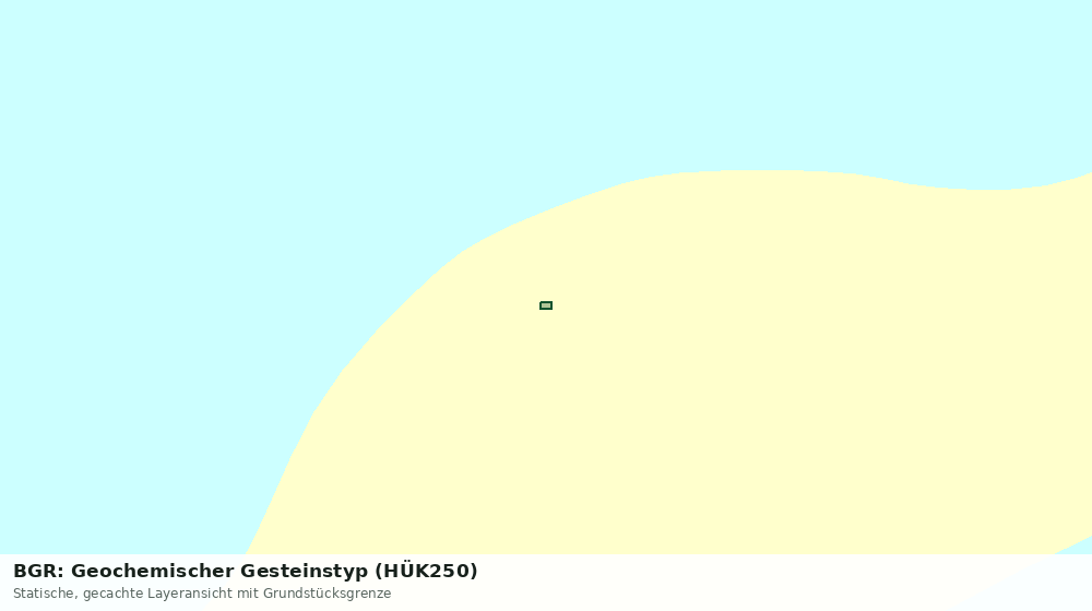 Statische Kartenansicht: BGR: Geochemischer Gesteinstyp (HÜK250)