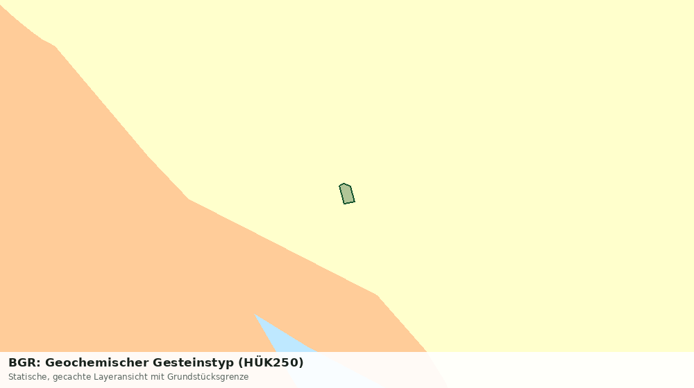 Statische Kartenansicht: BGR: Geochemischer Gesteinstyp (HÜK250)