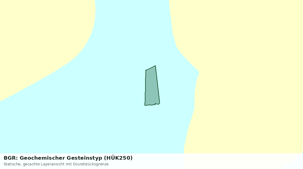 Statische Kartenansicht: BGR: Geochemischer Gesteinstyp (HÜK250)