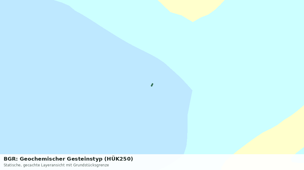 Statische Kartenansicht: BGR: Geochemischer Gesteinstyp (HÜK250)