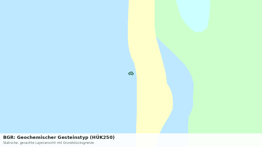 Statische Kartenansicht: BGR: Geochemischer Gesteinstyp (HÜK250)