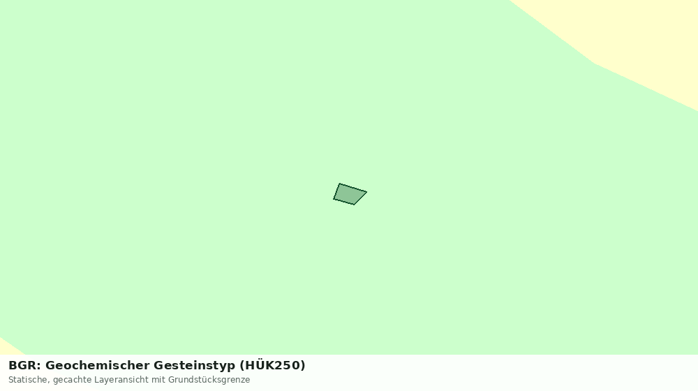 Statische Kartenansicht: BGR: Geochemischer Gesteinstyp (HÜK250)