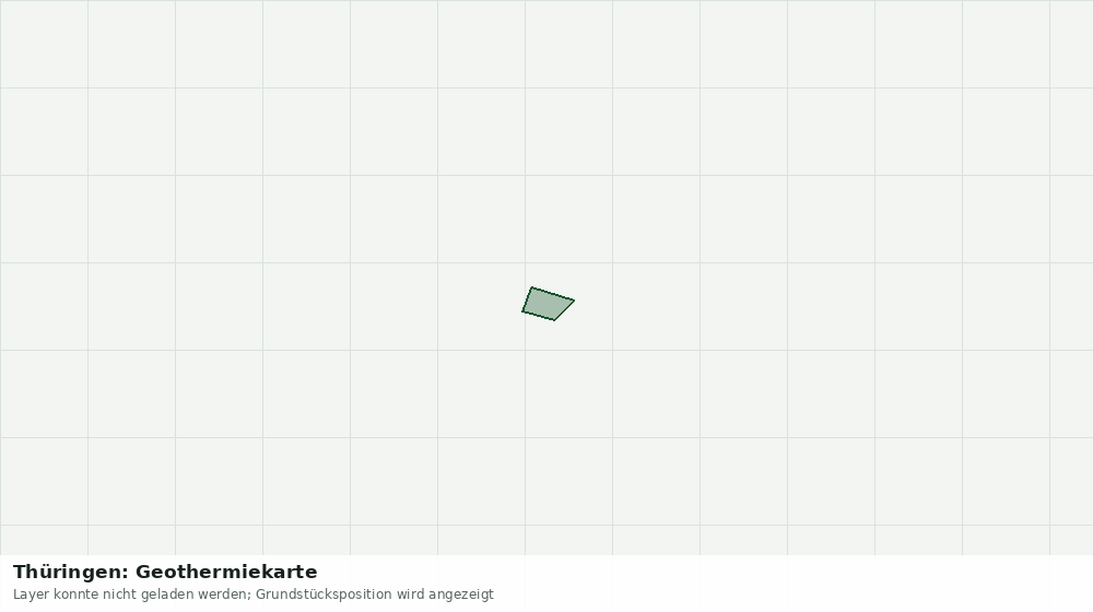 Statische Kartenansicht: Thüringen: Geothermiekarte