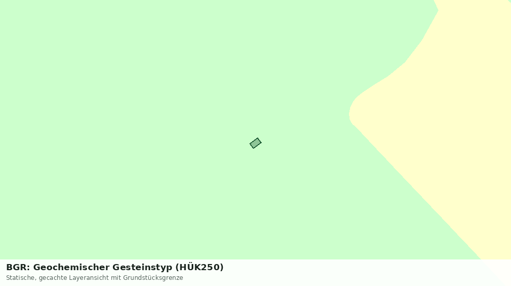 Statische Kartenansicht: BGR: Geochemischer Gesteinstyp (HÜK250)