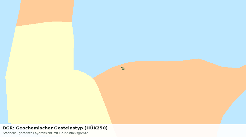 Statische Kartenansicht: BGR: Geochemischer Gesteinstyp (HÜK250)