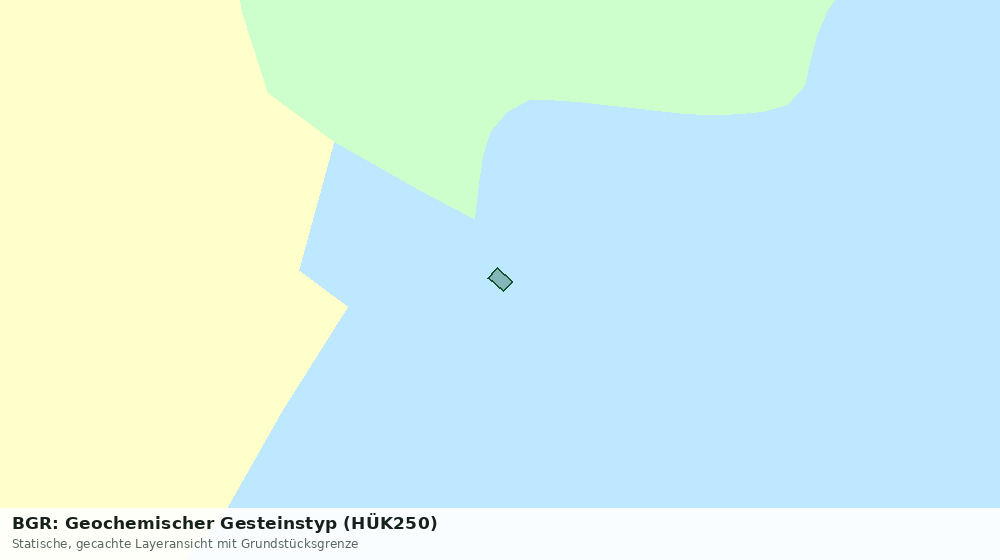 Statische Kartenansicht: BGR: Geochemischer Gesteinstyp (HÜK250)