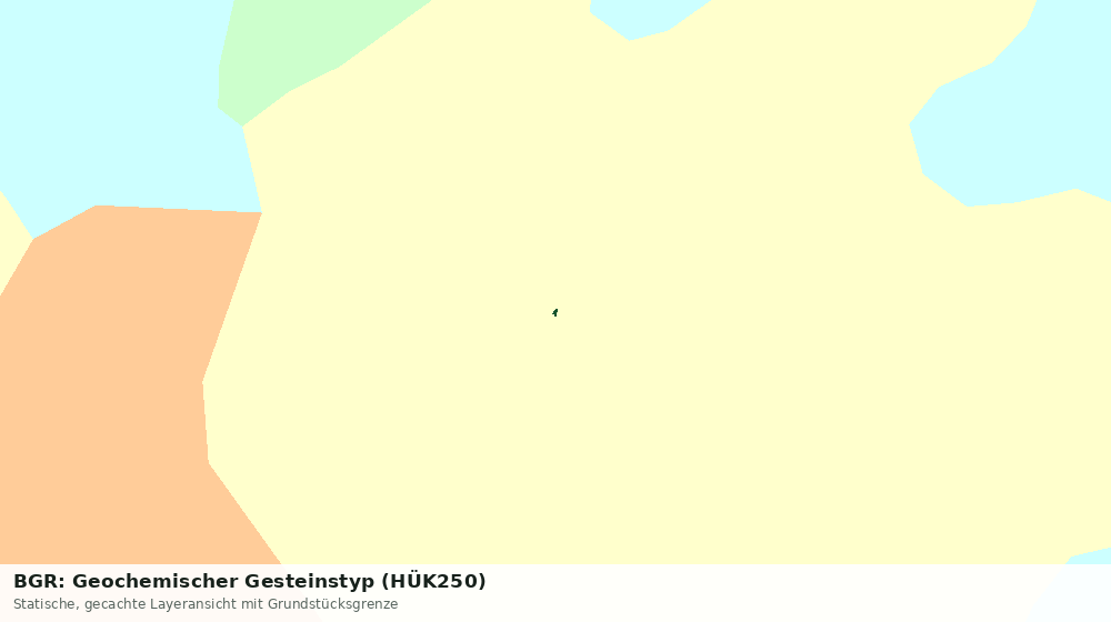 Statische Kartenansicht: BGR: Geochemischer Gesteinstyp (HÜK250)
