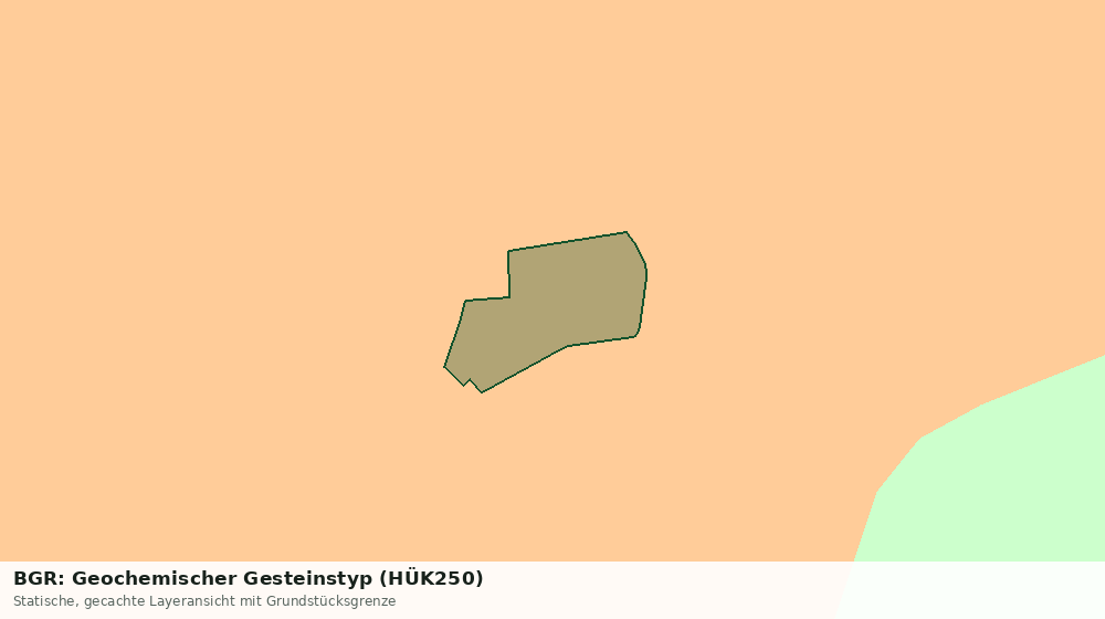 Statische Kartenansicht: BGR: Geochemischer Gesteinstyp (HÜK250)