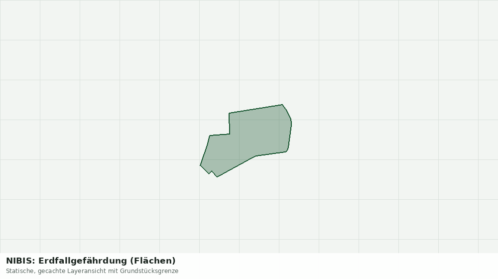 Statische Kartenansicht: NIBIS: Erdfallgefährdung (Flächen)