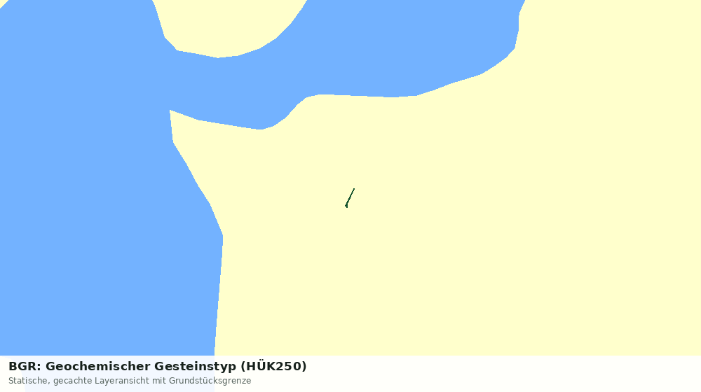 Statische Kartenansicht: BGR: Geochemischer Gesteinstyp (HÜK250)