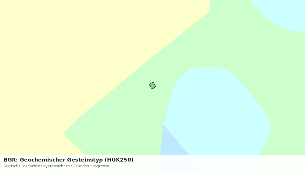 Statische Kartenansicht: BGR: Geochemischer Gesteinstyp (HÜK250)