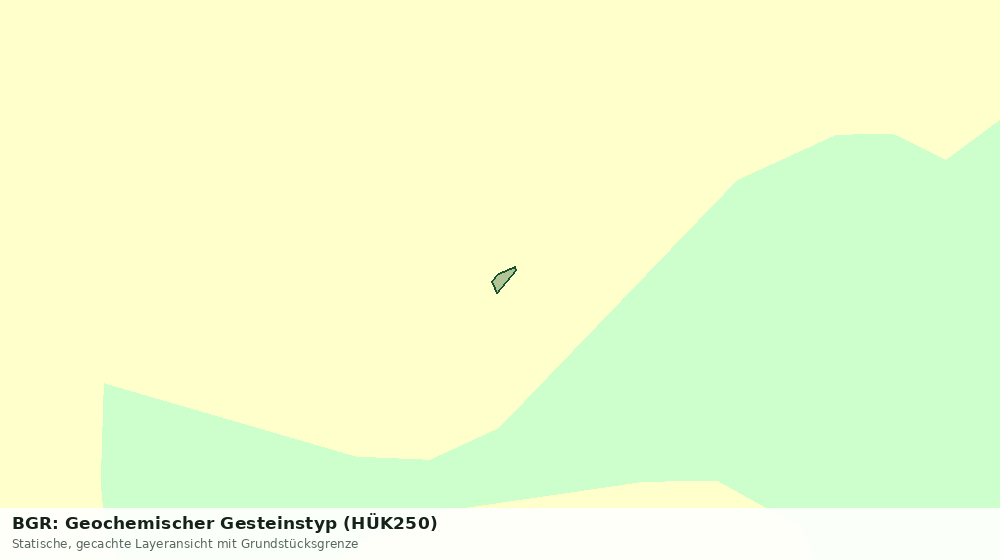 Statische Kartenansicht: BGR: Geochemischer Gesteinstyp (HÜK250)