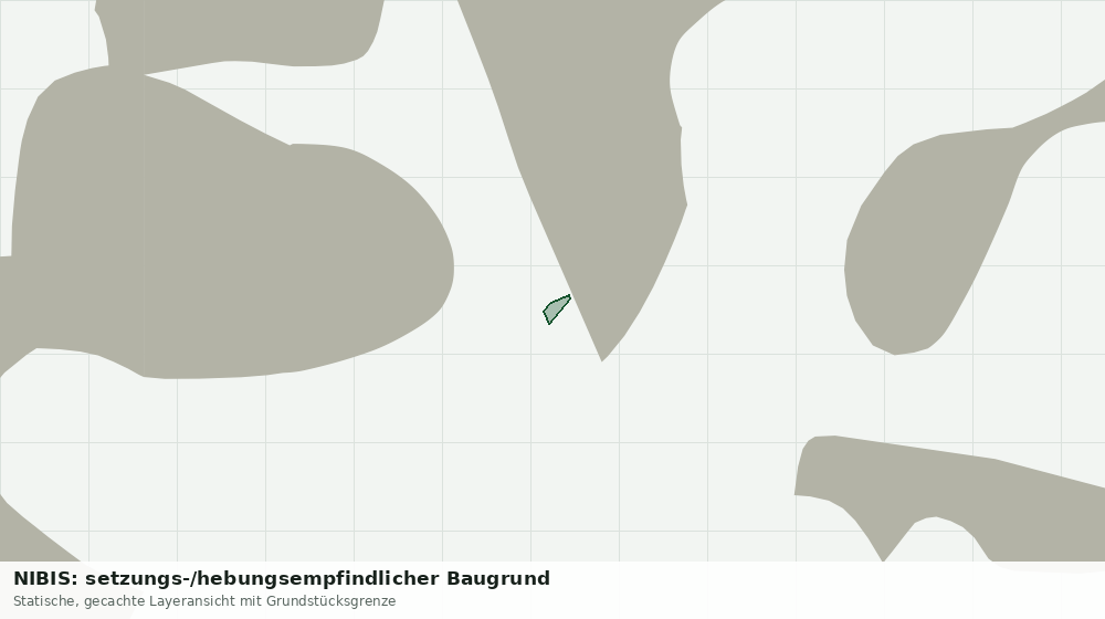 Statische Kartenansicht: NIBIS: setzungs-/hebungsempfindlicher Baugrund