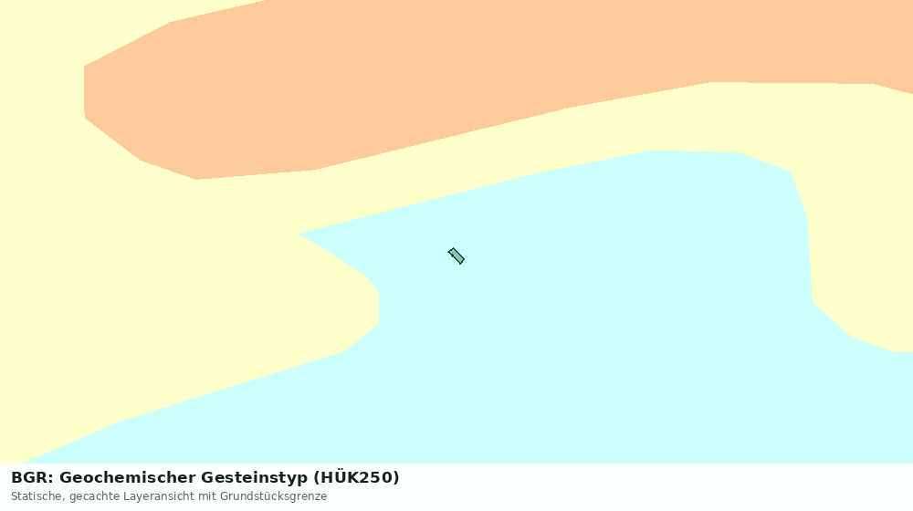 Statische Kartenansicht: BGR: Geochemischer Gesteinstyp (HÜK250)