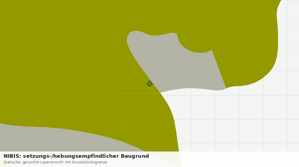 Statische Kartenansicht: NIBIS: setzungs-/hebungsempfindlicher Baugrund