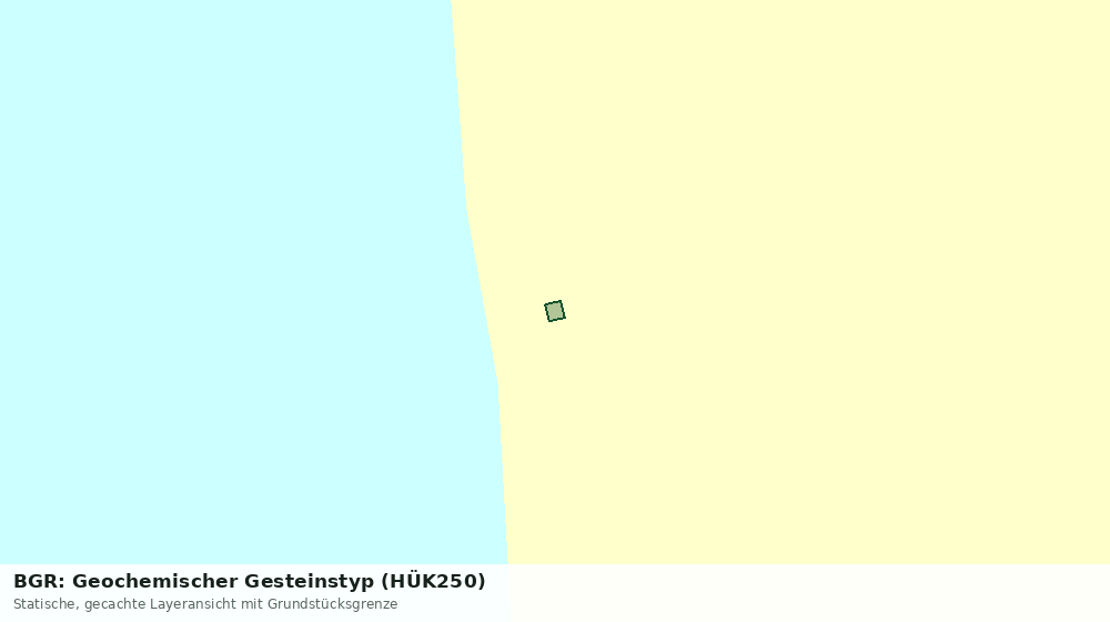 Statische Kartenansicht: BGR: Geochemischer Gesteinstyp (HÜK250)