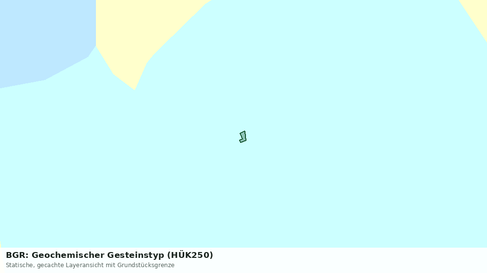 Statische Kartenansicht: BGR: Geochemischer Gesteinstyp (HÜK250)