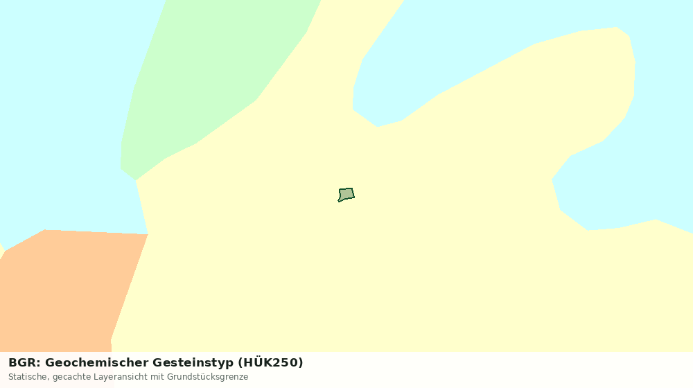 Statische Kartenansicht: BGR: Geochemischer Gesteinstyp (HÜK250)
