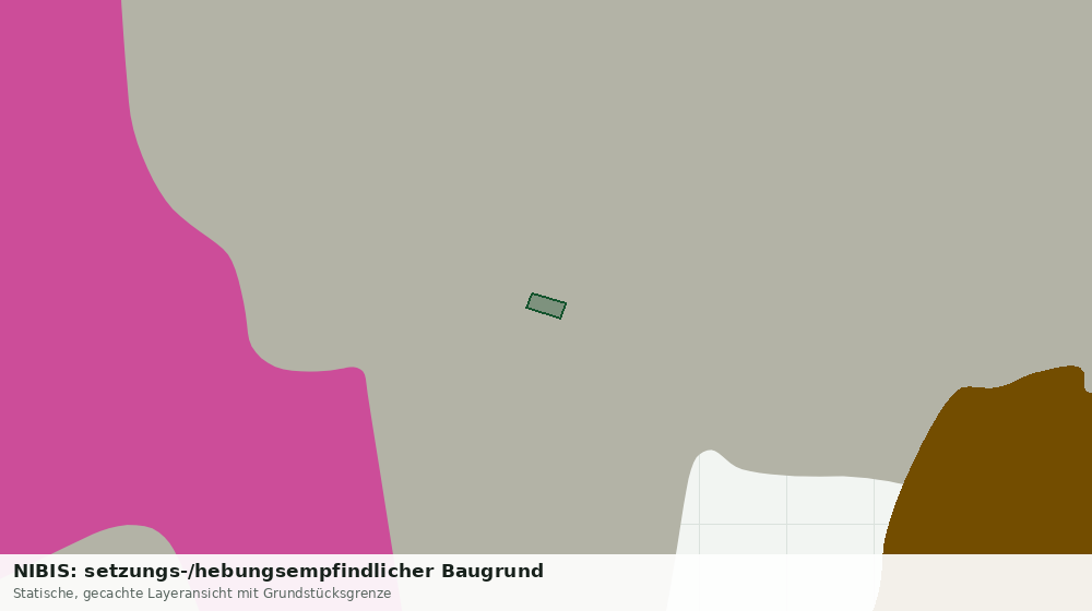 Statische Kartenansicht: NIBIS: setzungs-/hebungsempfindlicher Baugrund