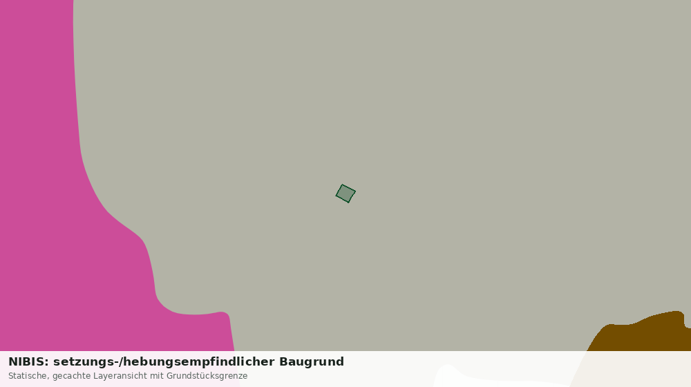 Statische Kartenansicht: NIBIS: setzungs-/hebungsempfindlicher Baugrund