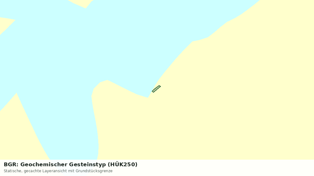 Statische Kartenansicht: BGR: Geochemischer Gesteinstyp (HÜK250)