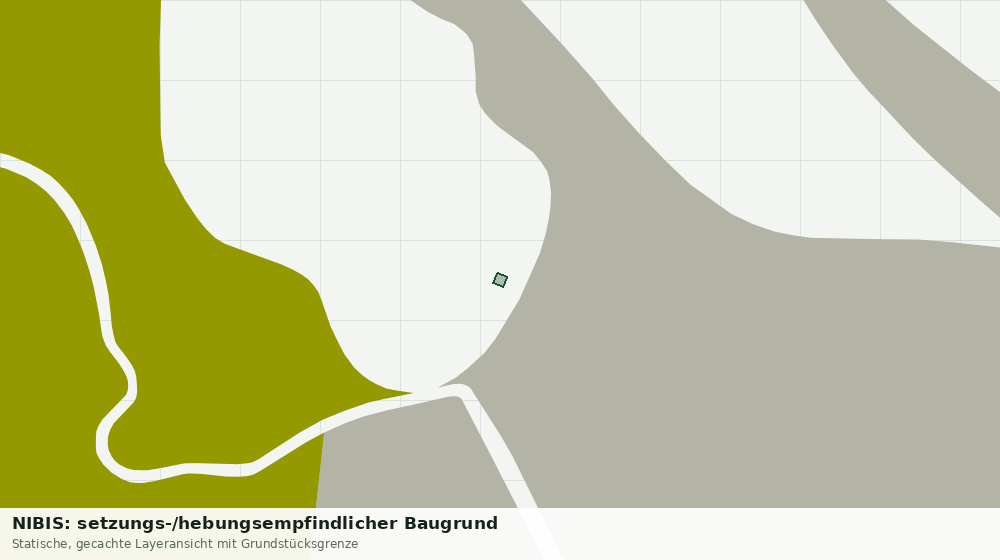 Statische Kartenansicht: NIBIS: setzungs-/hebungsempfindlicher Baugrund