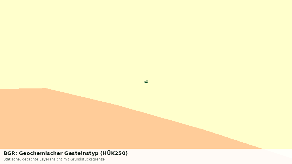 Statische Kartenansicht: BGR: Geochemischer Gesteinstyp (HÜK250)