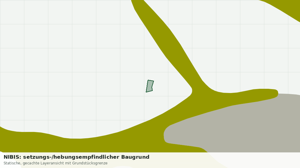 Statische Kartenansicht: NIBIS: setzungs-/hebungsempfindlicher Baugrund